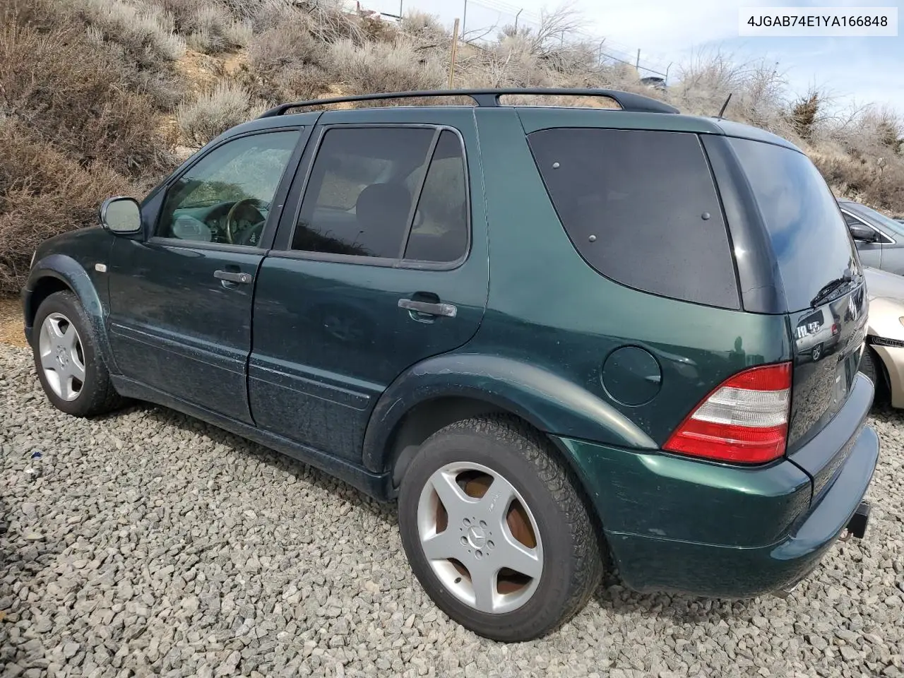 2000 Mercedes-Benz Ml 55 VIN: 4JGAB74E1YA166848 Lot: 47744615