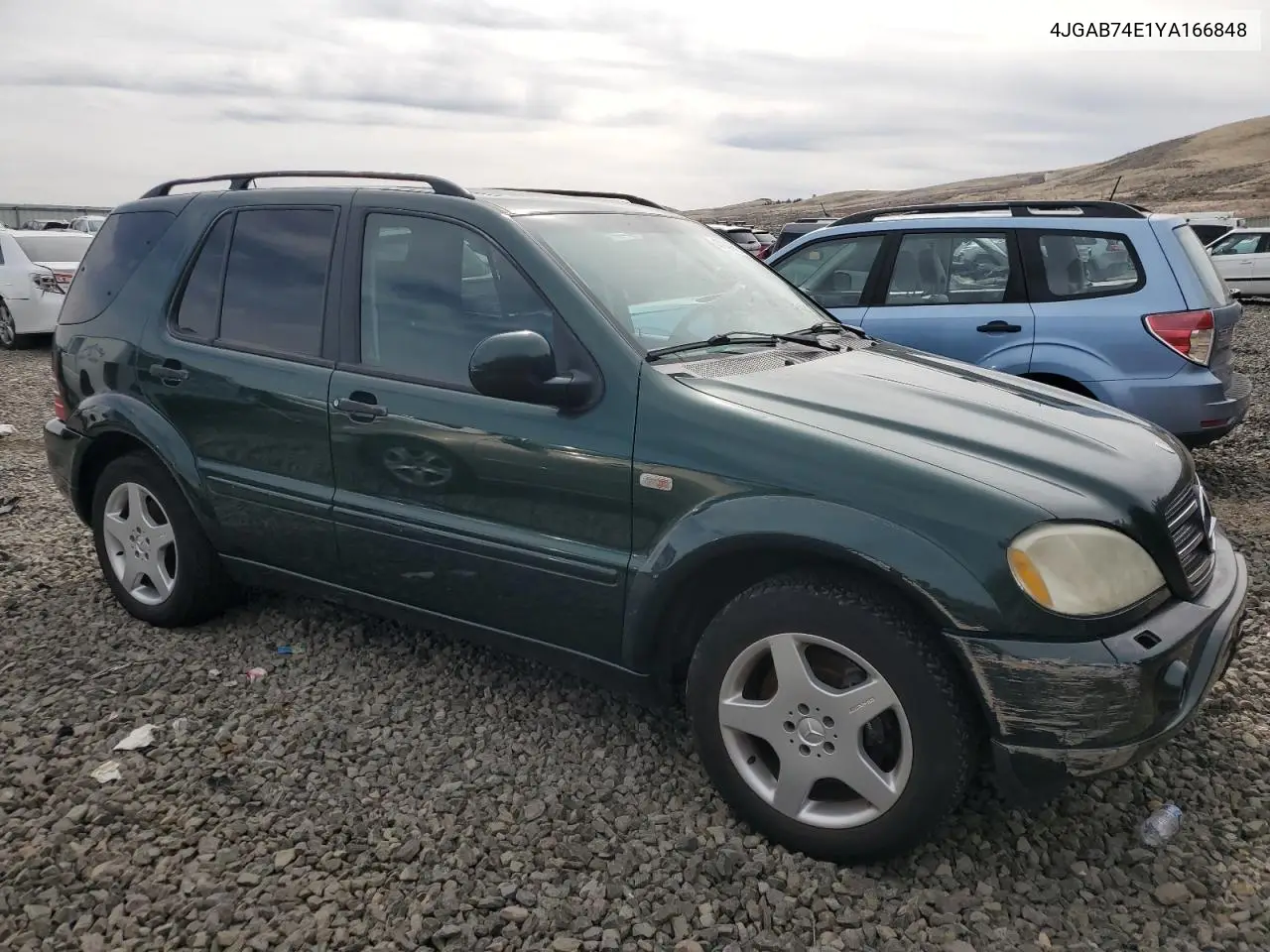 2000 Mercedes-Benz Ml 55 VIN: 4JGAB74E1YA166848 Lot: 47744615