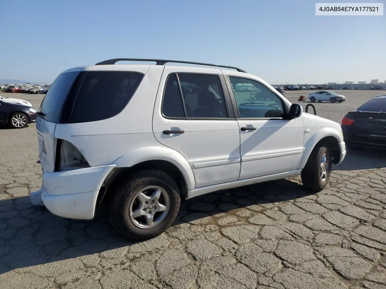 2000 Mercedes-Benz Ml 320 VIN: 4JGAB54E7YA177521 Lot: 53103145