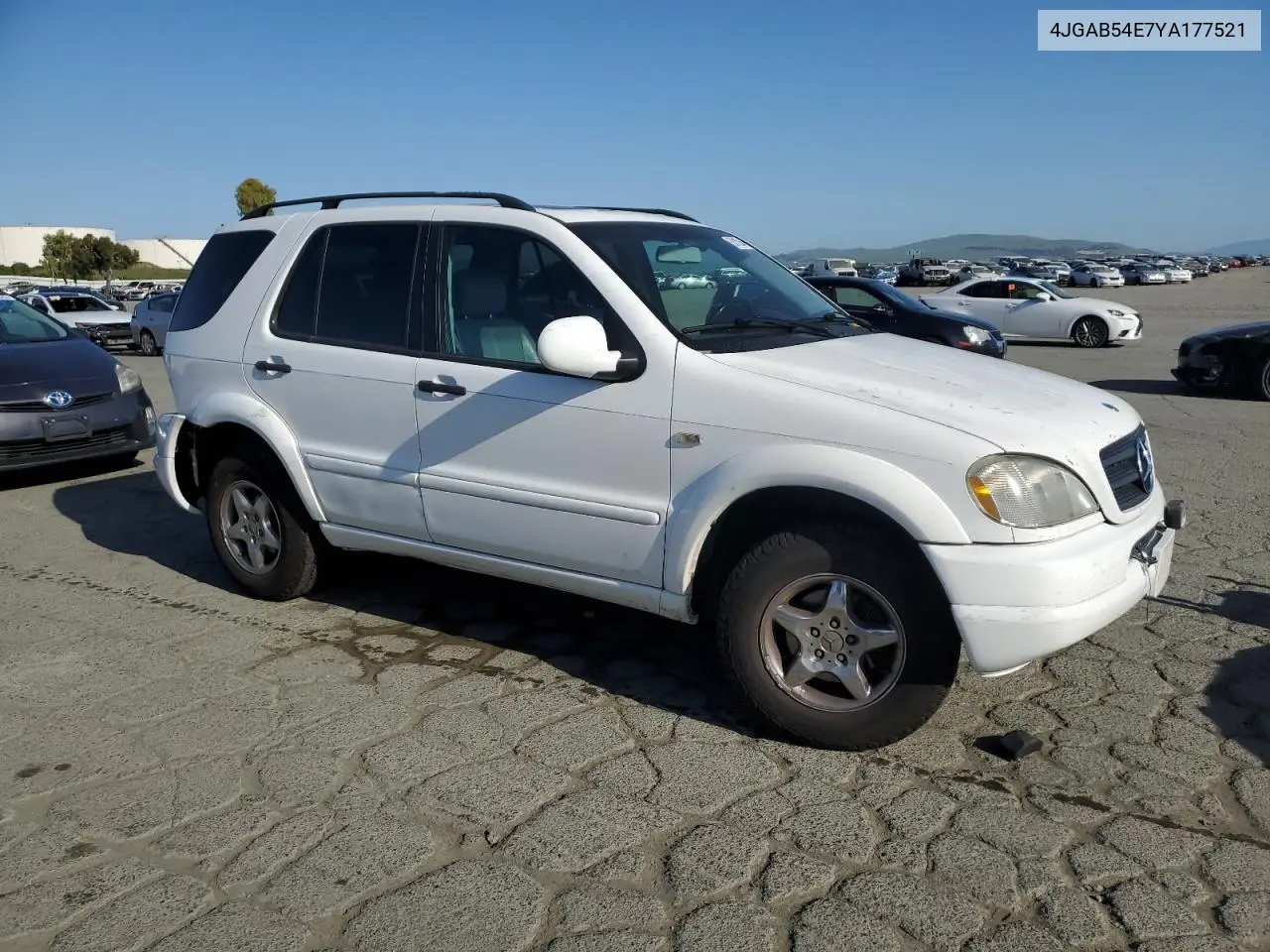 2000 Mercedes-Benz Ml 320 VIN: 4JGAB54E7YA177521 Lot: 53103145