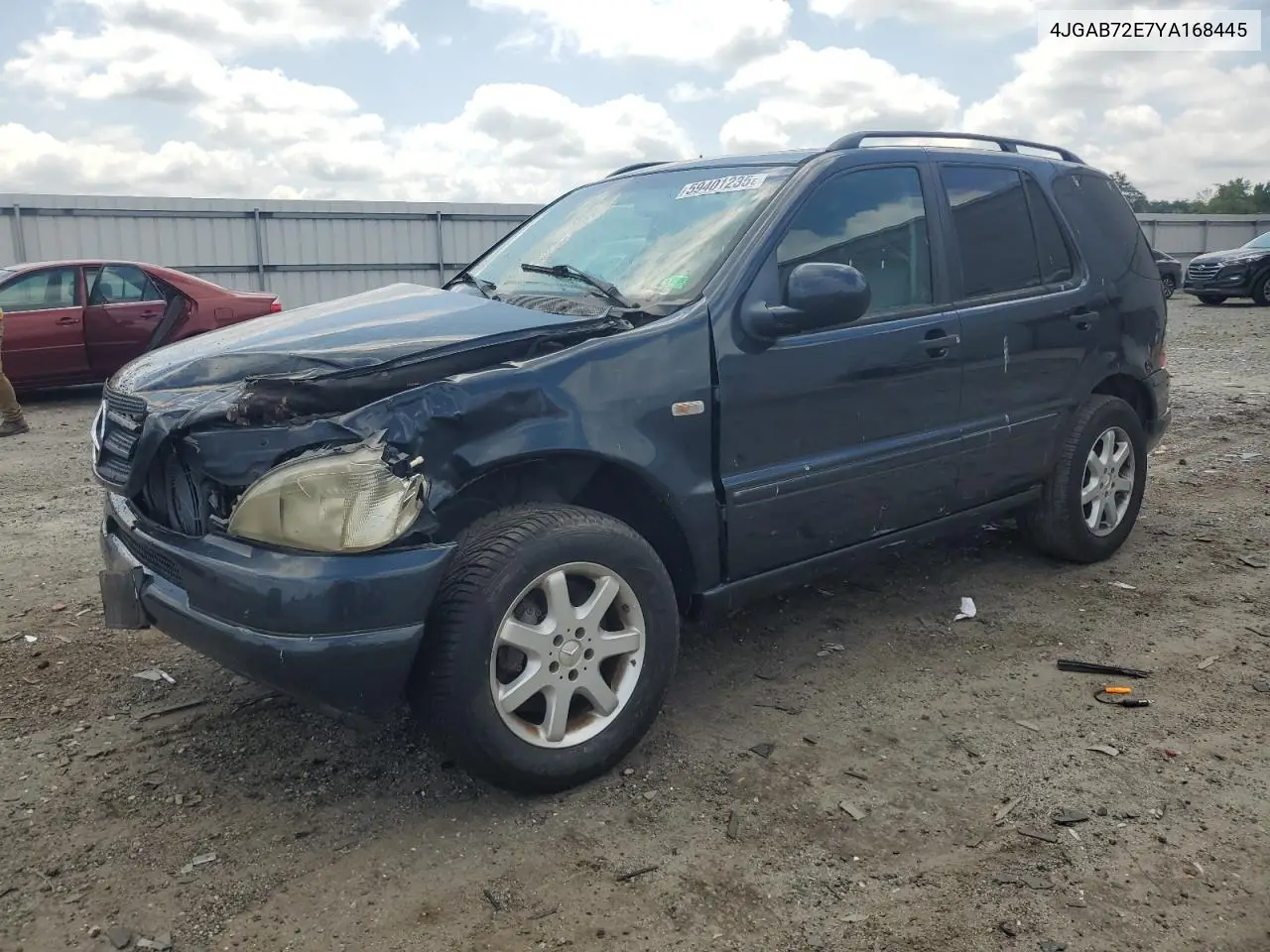 2000 Mercedes-Benz Ml 430 VIN: 4JGAB72E7YA168445 Lot: 59401235