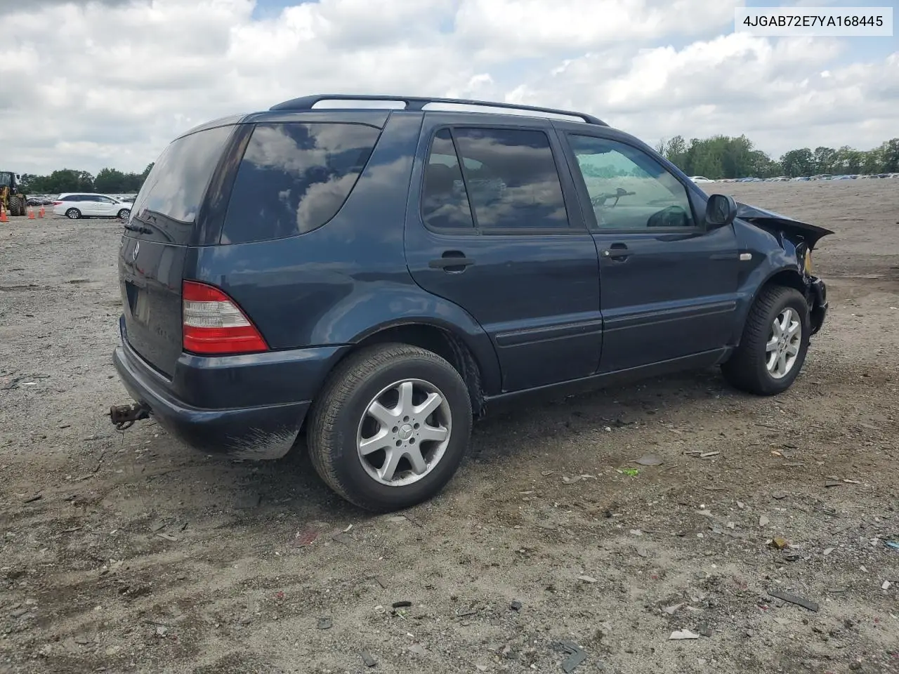 2000 Mercedes-Benz Ml 430 VIN: 4JGAB72E7YA168445 Lot: 59401235