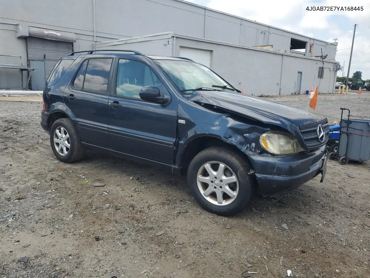 2000 Mercedes-Benz Ml 430 VIN: 4JGAB72E7YA168445 Lot: 59401235