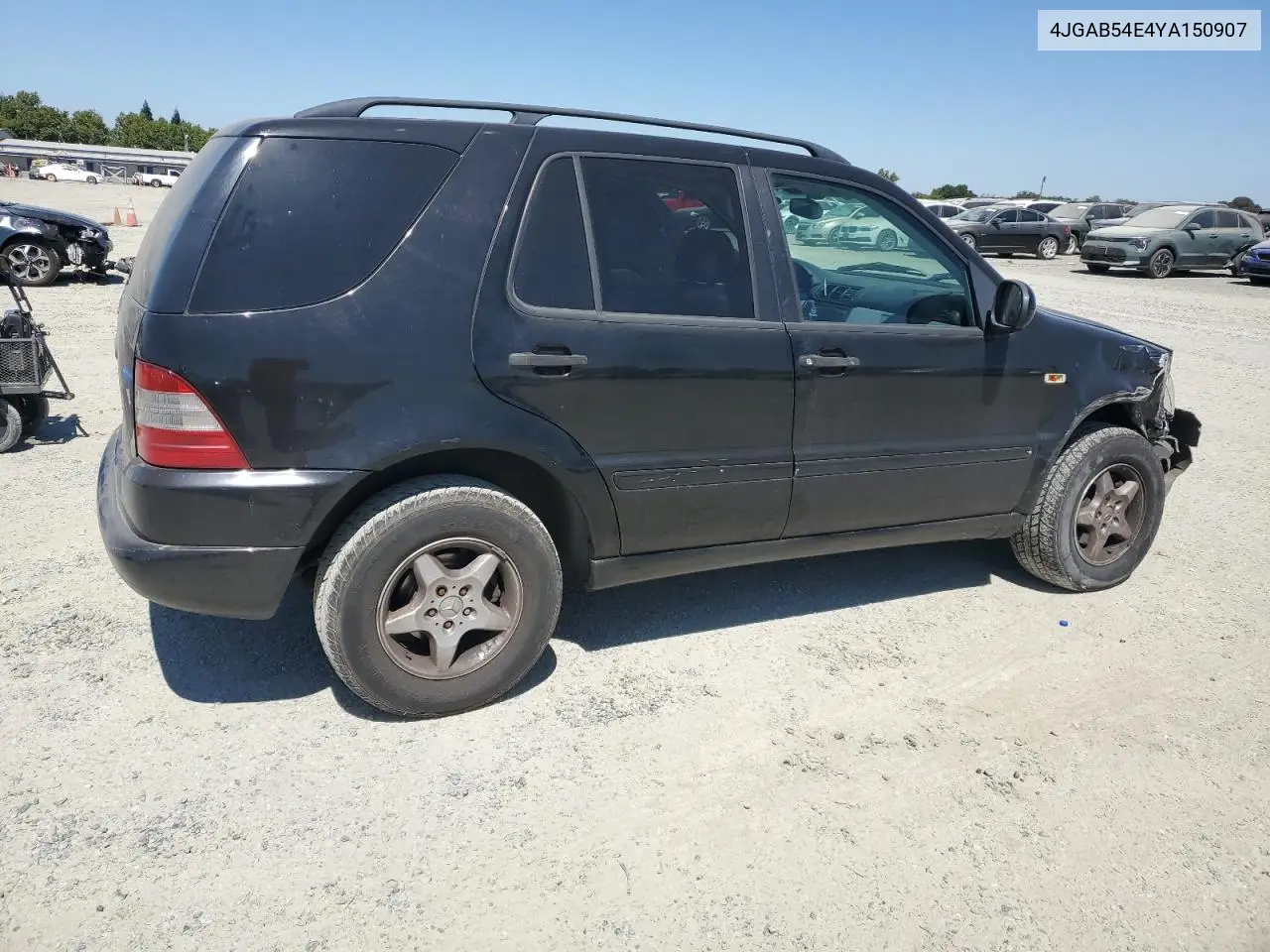 2000 Mercedes-Benz Ml 320 VIN: 4JGAB54E4YA150907 Lot: 61649225