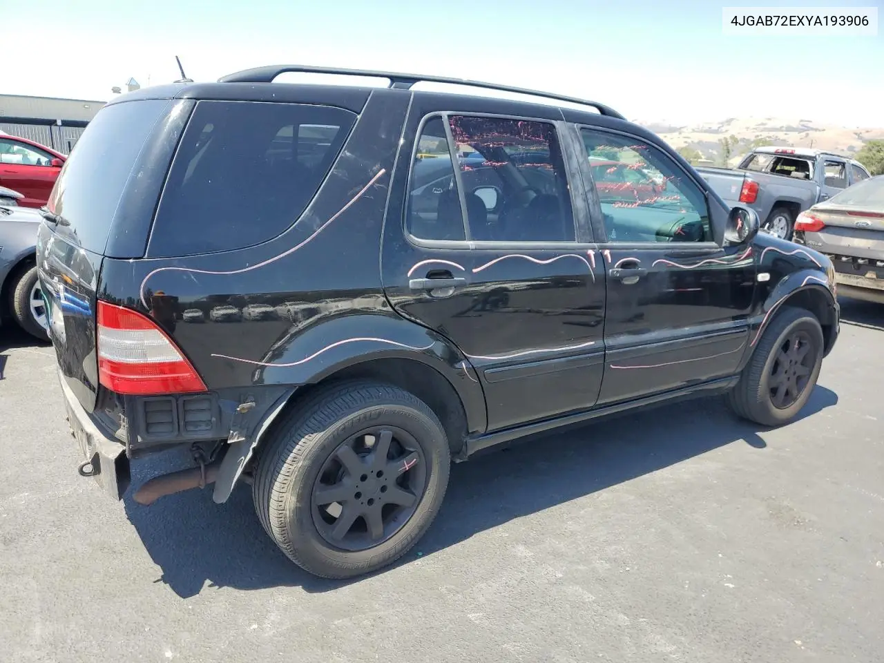 2000 Mercedes-Benz Ml 430 VIN: 4JGAB72EXYA193906 Lot: 62025125