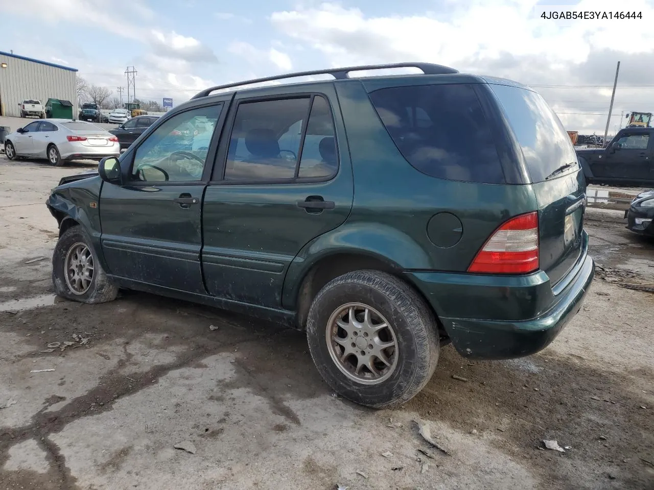 2000 Mercedes-Benz Ml 320 VIN: 4JGAB54E3YA146444 Lot: 89202755