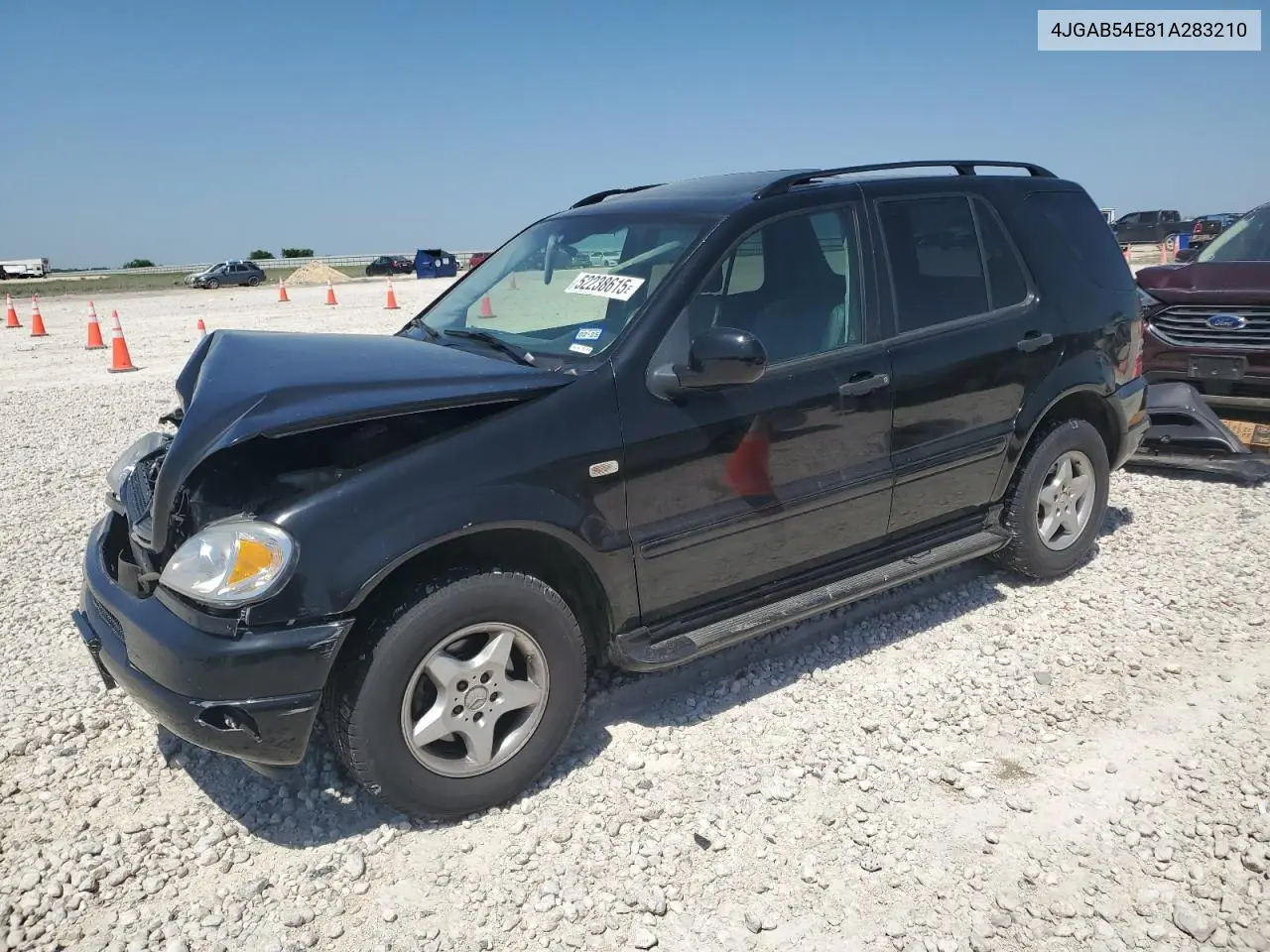 2001 Mercedes-Benz Ml 320 VIN: 4JGAB54E81A283210 Lot: 52238615
