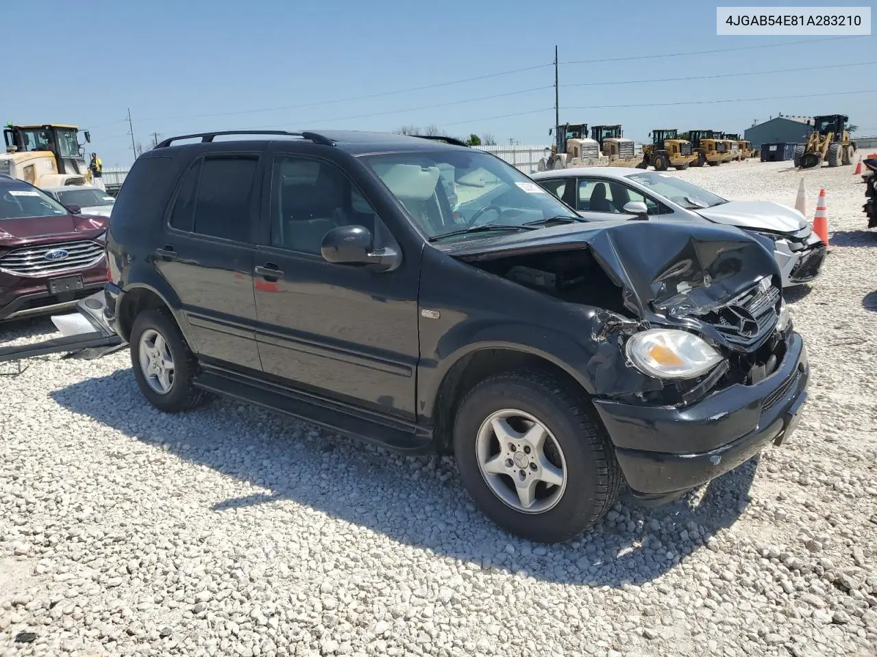 2001 Mercedes-Benz Ml 320 VIN: 4JGAB54E81A283210 Lot: 52238615