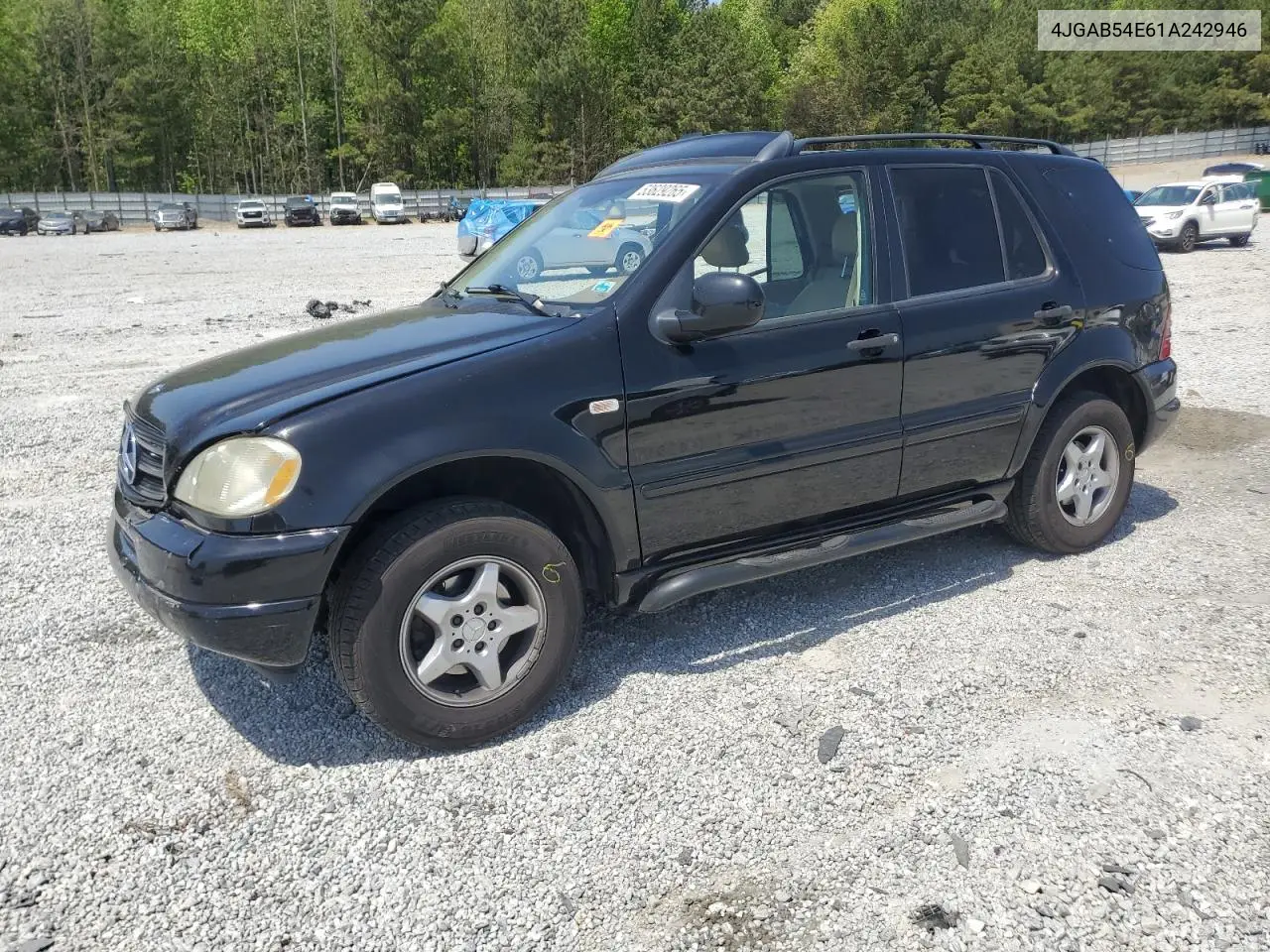 2001 Mercedes-Benz Ml 320 VIN: 4JGAB54E61A242946 Lot: 53629265
