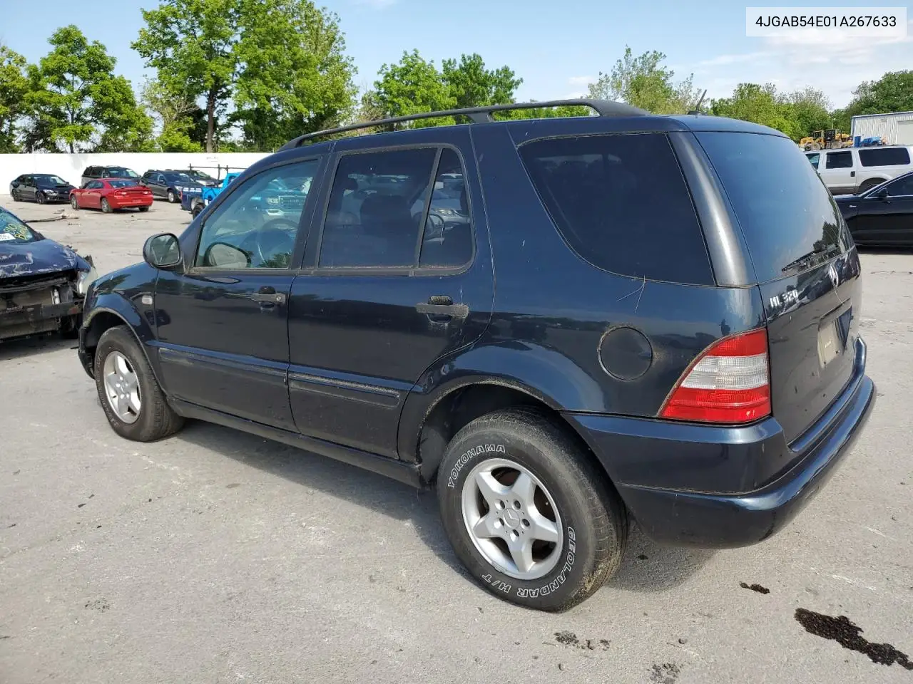 2001 Mercedes-Benz Ml 320 VIN: 4JGAB54E01A267633 Lot: 58160855