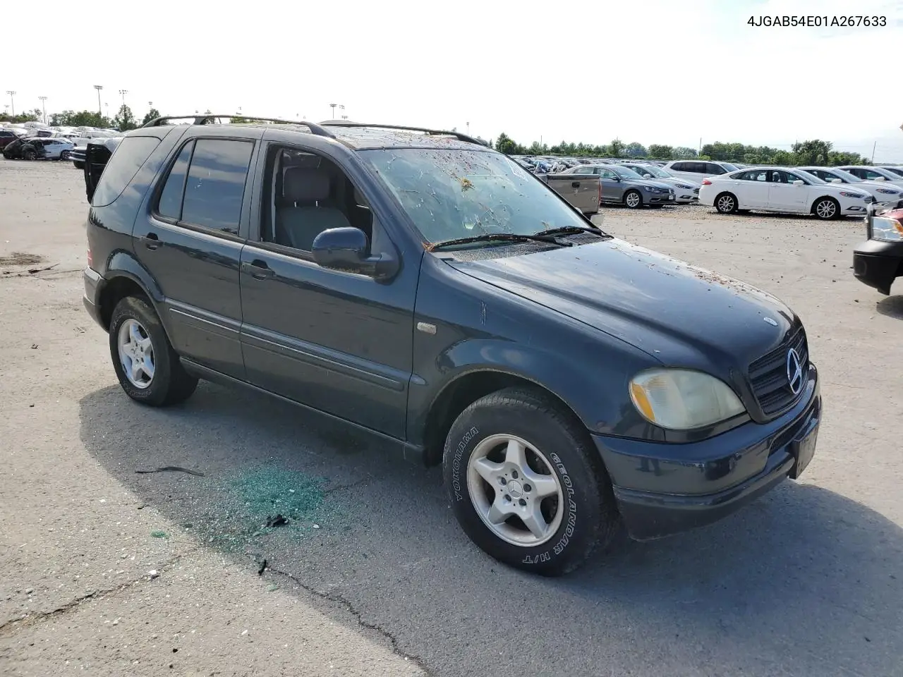 2001 Mercedes-Benz Ml 320 VIN: 4JGAB54E01A267633 Lot: 58160855