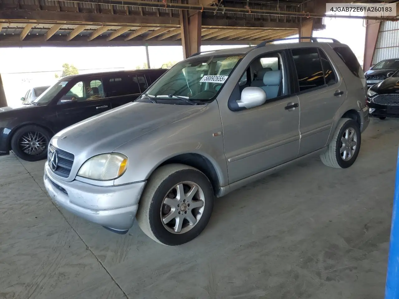 2001 Mercedes-Benz Ml 430 VIN: 4JGAB72E61A260183 Lot: 58892655