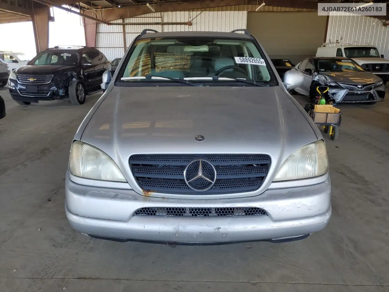 2001 Mercedes-Benz Ml 430 VIN: 4JGAB72E61A260183 Lot: 58892655