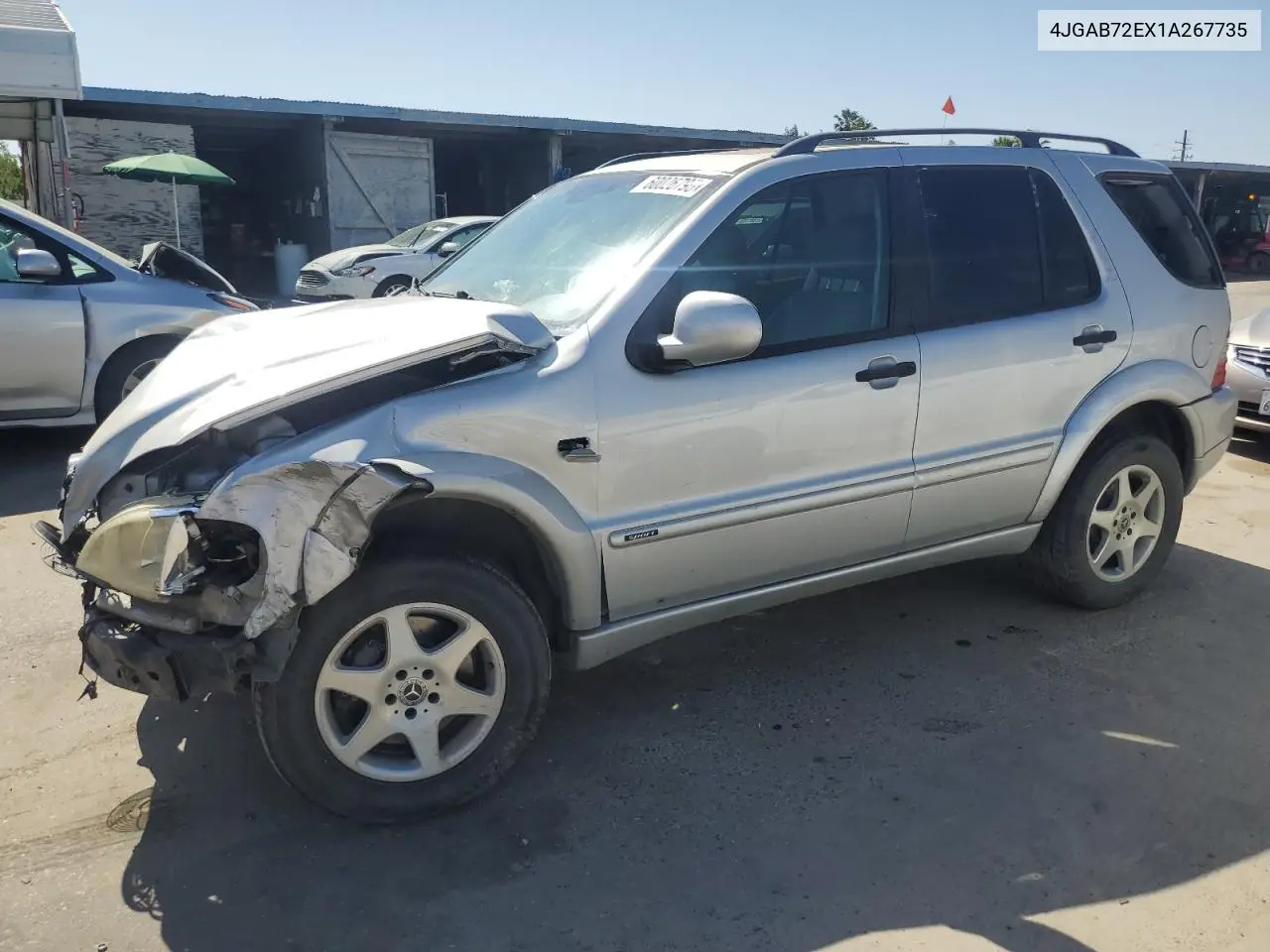 2001 Mercedes-Benz Ml 430 VIN: 4JGAB72EX1A267735 Lot: 60026795