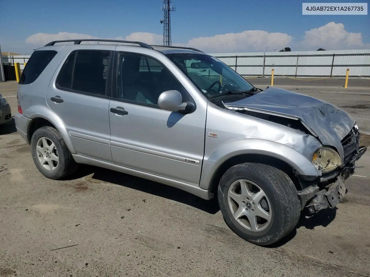 2001 Mercedes-Benz Ml 430 VIN: 4JGAB72EX1A267735 Lot: 60026795