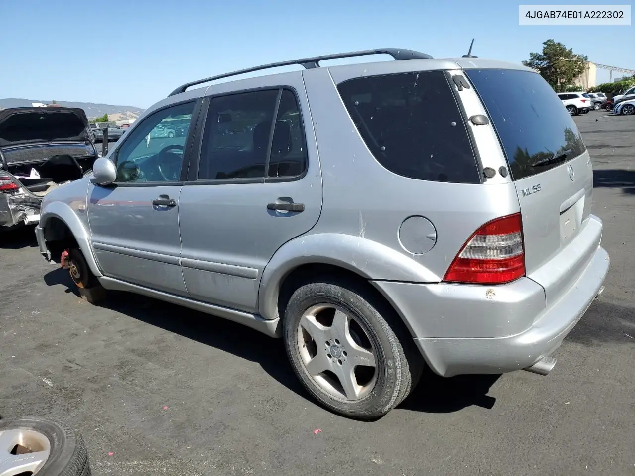 2001 Mercedes-Benz Ml 55 VIN: 4JGAB74E01A222302 Lot: 62216745