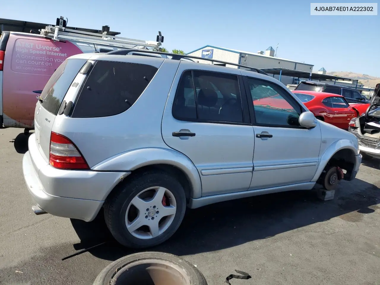 2001 Mercedes-Benz Ml 55 VIN: 4JGAB74E01A222302 Lot: 62216745