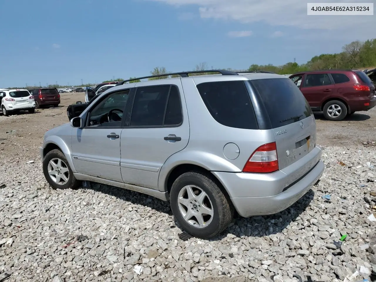 2002 Mercedes-Benz Ml 320 VIN: 4JGAB54E62A315234 Lot: 55457835