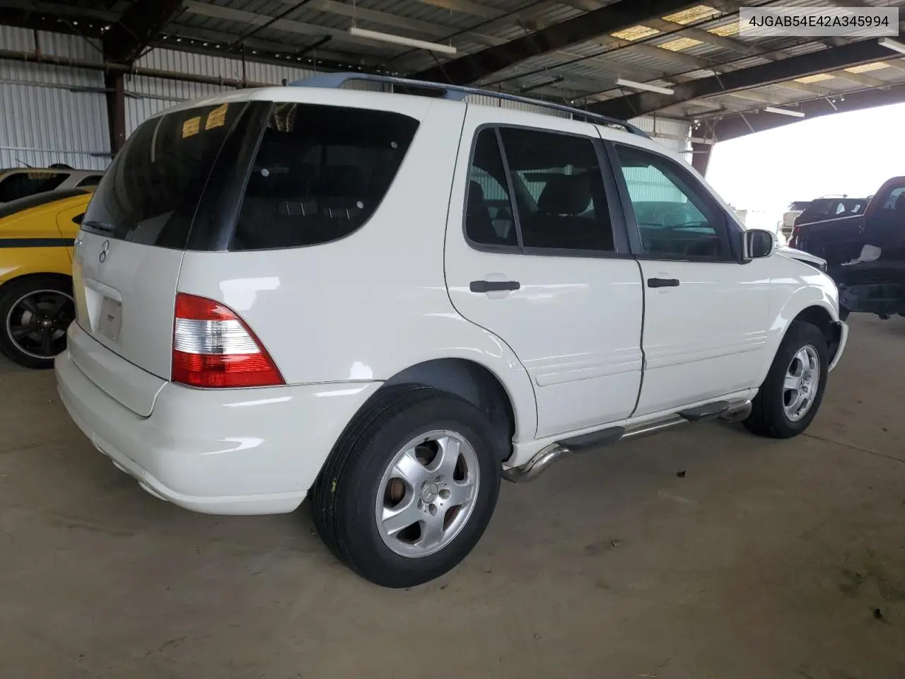 2002 Mercedes-Benz Ml 320 VIN: 4JGAB54E42A345994 Lot: 56015235