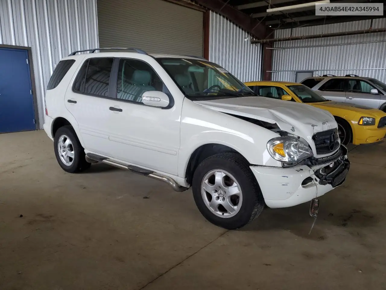2002 Mercedes-Benz Ml 320 VIN: 4JGAB54E42A345994 Lot: 56015235