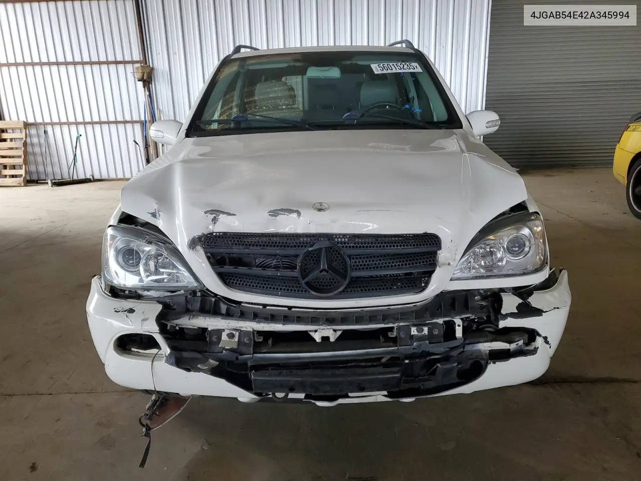 2002 Mercedes-Benz Ml 320 VIN: 4JGAB54E42A345994 Lot: 56015235