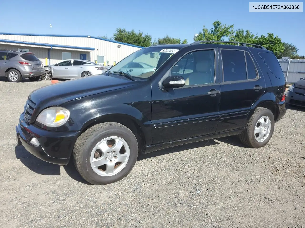 2002 Mercedes-Benz Ml 320 VIN: 4JGAB54E72A363860 Lot: 58033055
