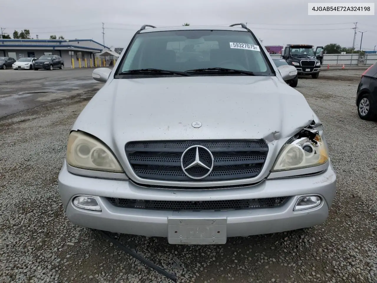 2002 Mercedes-Benz Ml 320 VIN: 4JGAB54E72A324198 Lot: 59327075
