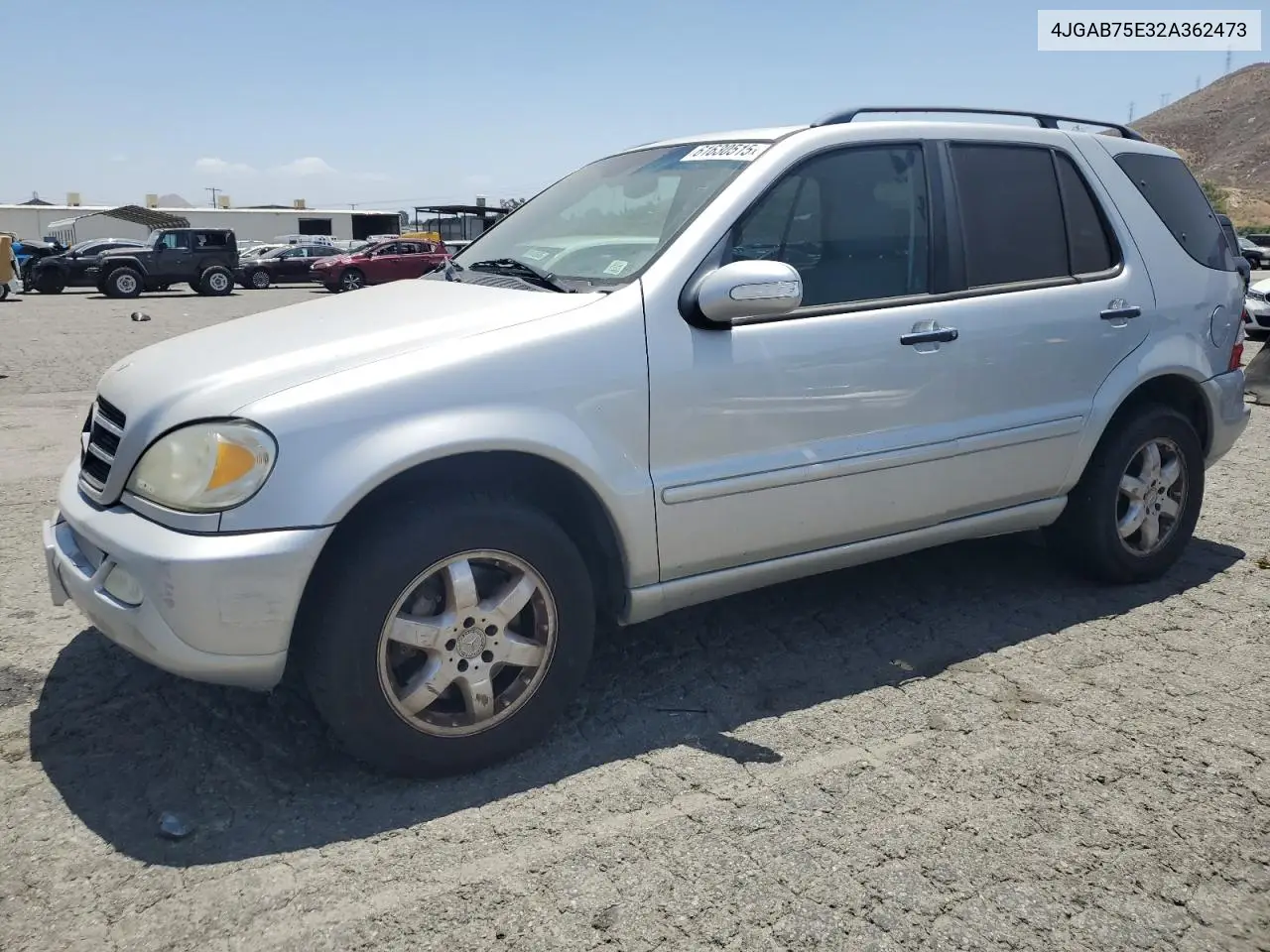 2002 Mercedes-Benz Ml 500 VIN: 4JGAB75E32A362473 Lot: 61630515