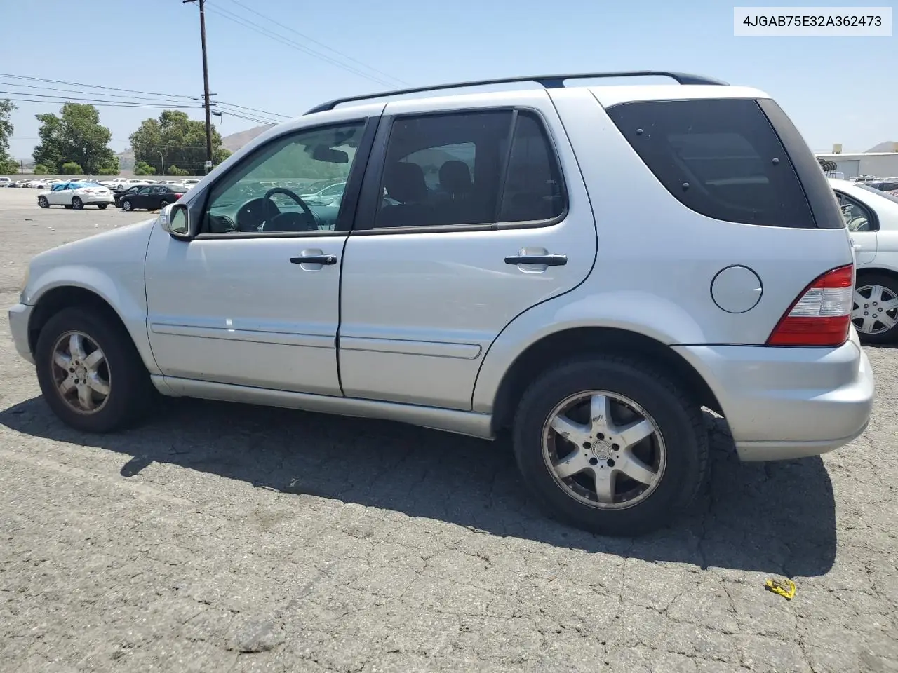 2002 Mercedes-Benz Ml 500 VIN: 4JGAB75E32A362473 Lot: 61630515
