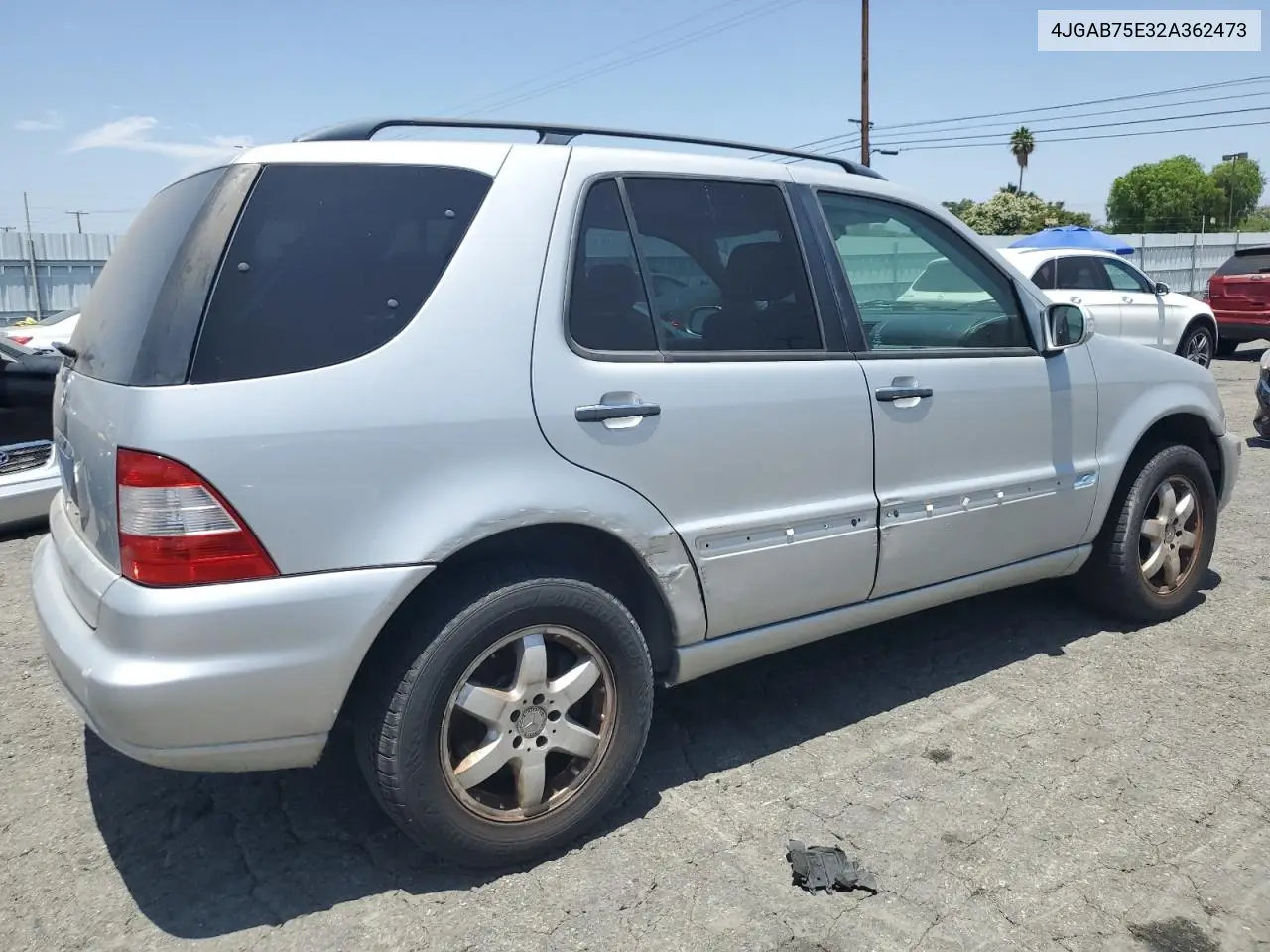 2002 Mercedes-Benz Ml 500 VIN: 4JGAB75E32A362473 Lot: 61630515