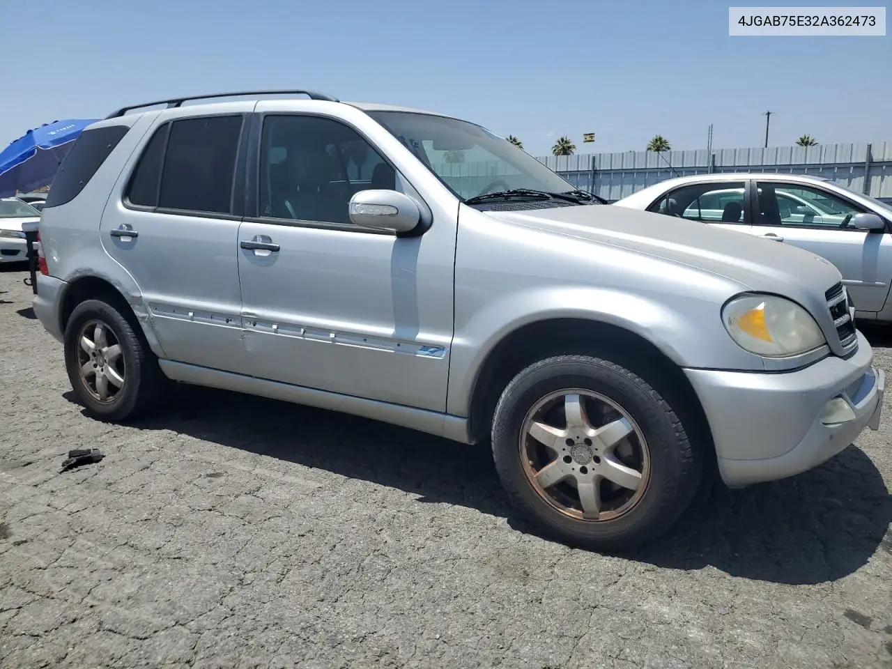 2002 Mercedes-Benz Ml 500 VIN: 4JGAB75E32A362473 Lot: 61630515