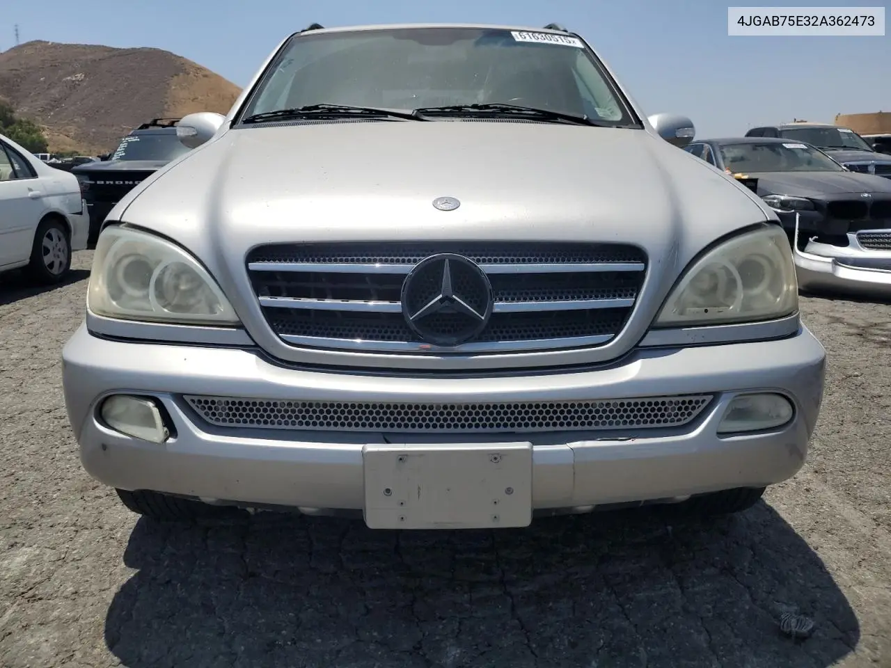2002 Mercedes-Benz Ml 500 VIN: 4JGAB75E32A362473 Lot: 61630515