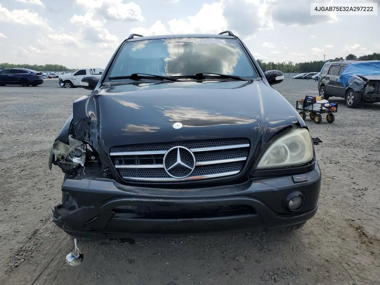 2002 Mercedes-Benz Ml 500 VIN: 4JGAB75E32A297222 Lot: 62659155