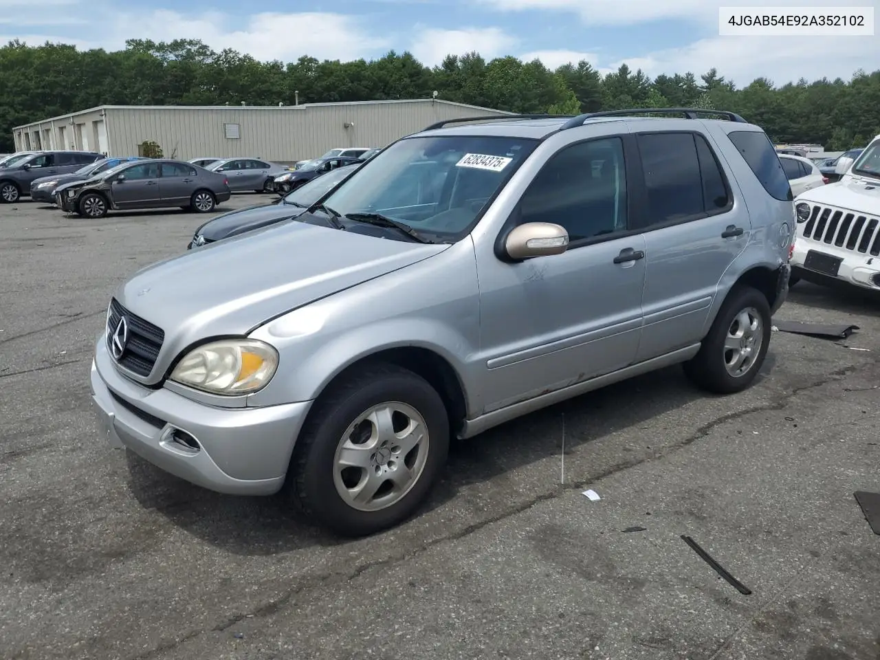 2002 Mercedes-Benz Ml 320 VIN: 4JGAB54E92A352102 Lot: 62834375