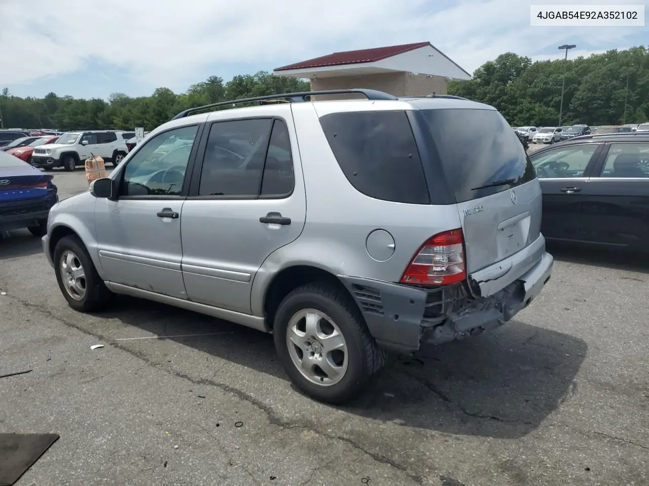 2002 Mercedes-Benz Ml 320 VIN: 4JGAB54E92A352102 Lot: 62834375