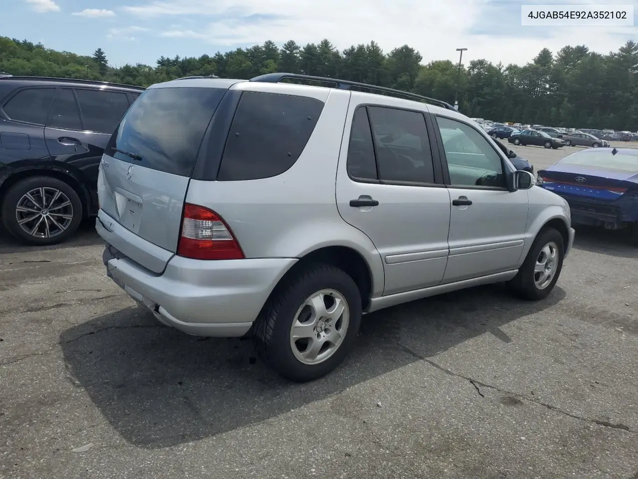 2002 Mercedes-Benz Ml 320 VIN: 4JGAB54E92A352102 Lot: 62834375