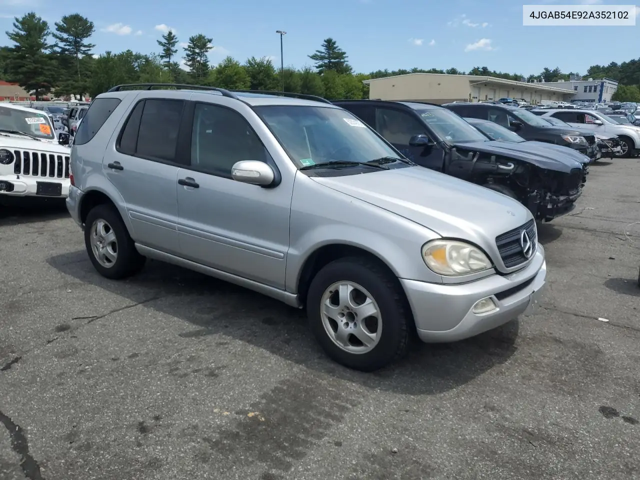 2002 Mercedes-Benz Ml 320 VIN: 4JGAB54E92A352102 Lot: 62834375