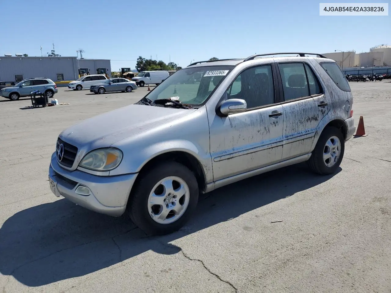 2002 Mercedes-Benz Ml 320 VIN: 4JGAB54E42A338236 Lot: 62933365