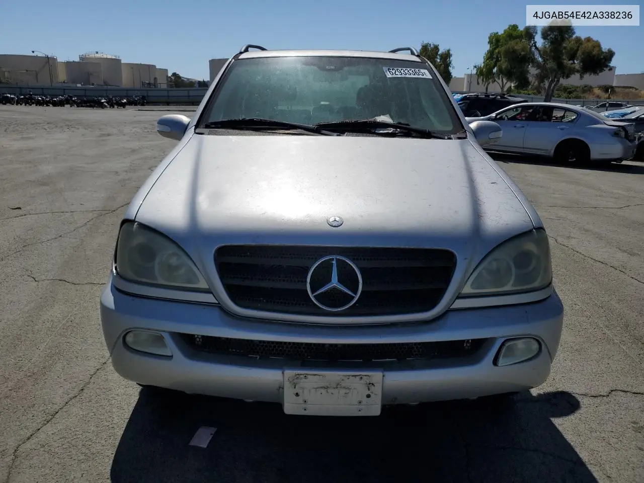 2002 Mercedes-Benz Ml 320 VIN: 4JGAB54E42A338236 Lot: 62933365