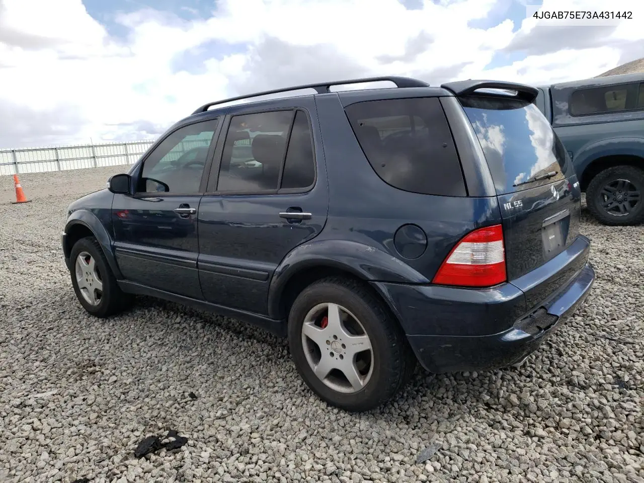 2003 Mercedes-Benz Ml 500 VIN: 4JGAB75E73A431442 Lot: 51194775
