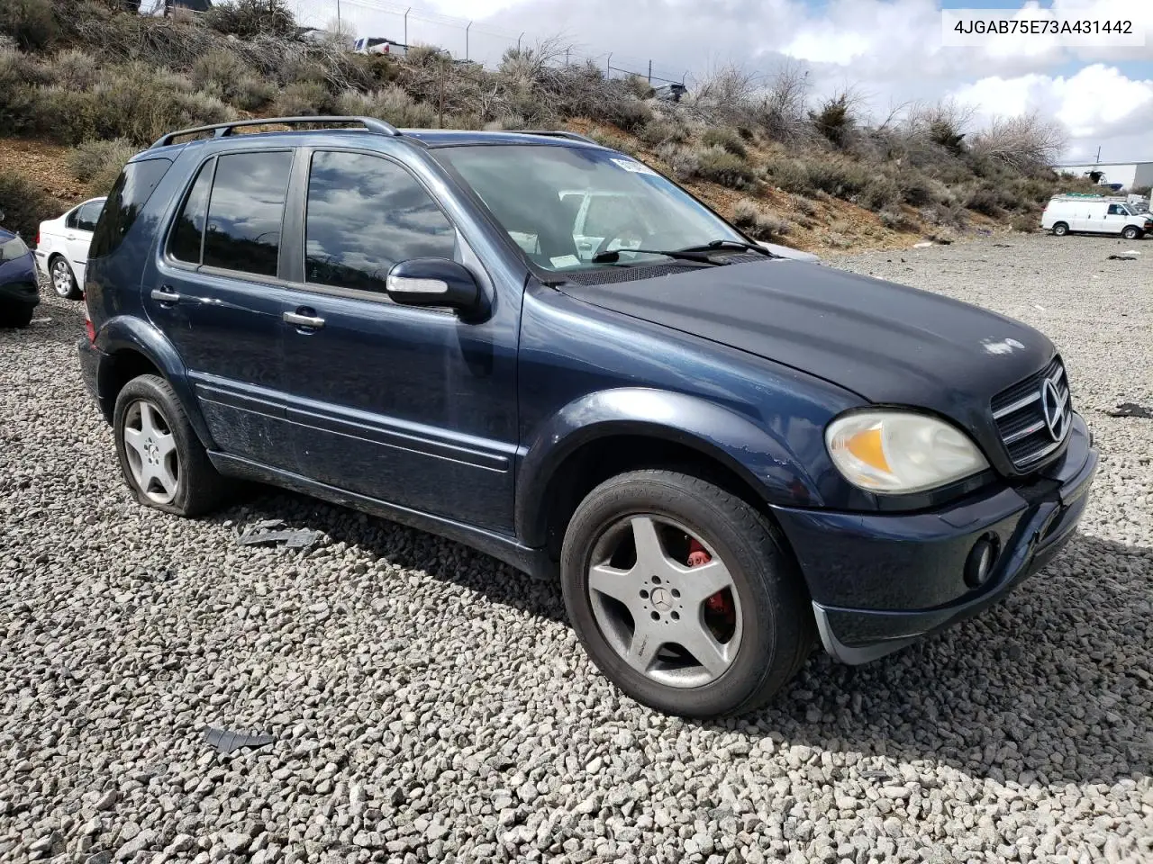 2003 Mercedes-Benz Ml 500 VIN: 4JGAB75E73A431442 Lot: 51194775