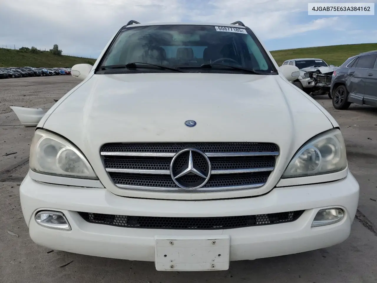 2003 Mercedes-Benz Ml 500 VIN: 4JGAB75E63A384162 Lot: 60877185