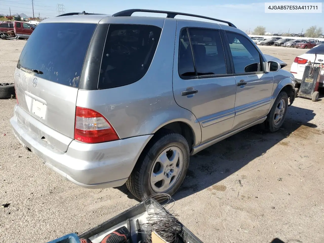 2003 Mercedes-Benz Ml 350 VIN: 4JGAB57E53A411711 Lot: 85751154