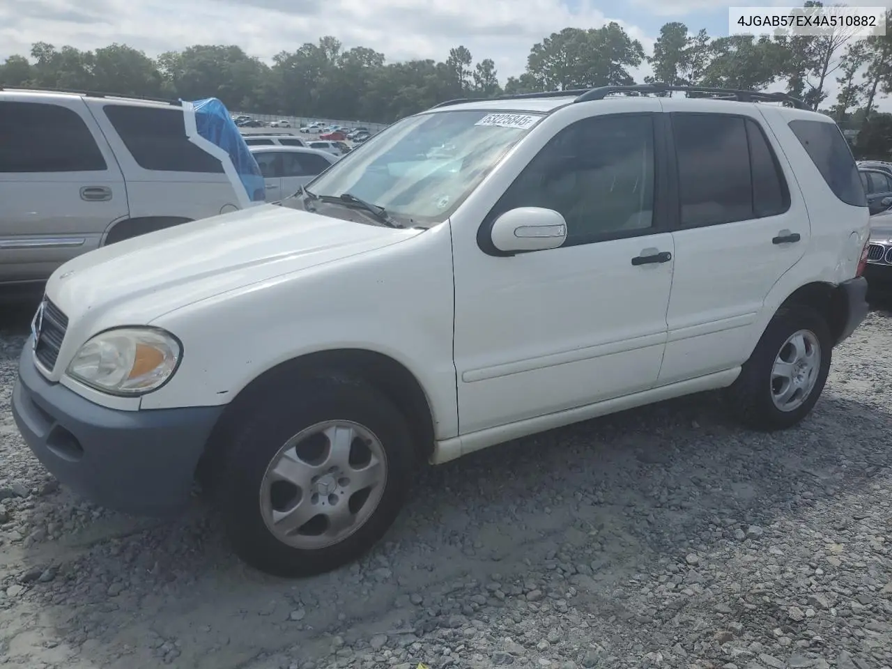 2004 Mercedes-Benz Ml 350 VIN: 4JGAB57EX4A510882 Lot: 63225845