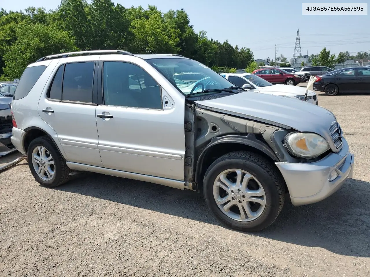 2005 Mercedes-Benz Ml 350 VIN: 4JGAB57E55A567895 Lot: 62159715