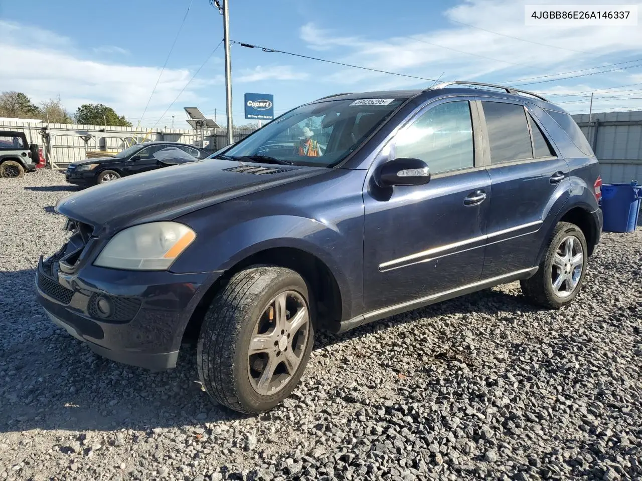 2006 Mercedes-Benz Ml 350 VIN: 4JGBB86E26A146337 Lot: 49435295