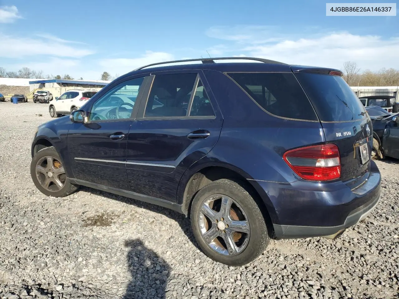 2006 Mercedes-Benz Ml 350 VIN: 4JGBB86E26A146337 Lot: 49435295