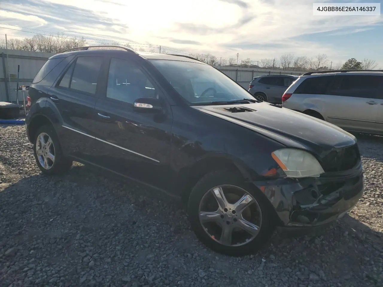2006 Mercedes-Benz Ml 350 VIN: 4JGBB86E26A146337 Lot: 49435295