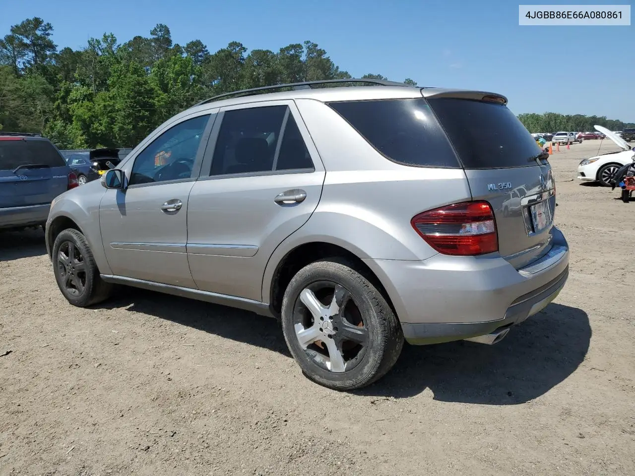 2006 Mercedes-Benz Ml 350 VIN: 4JGBB86E66A080861 Lot: 56600725