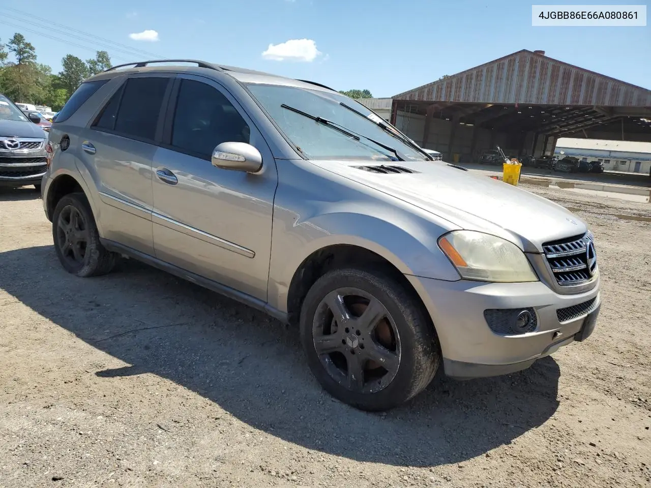 2006 Mercedes-Benz Ml 350 VIN: 4JGBB86E66A080861 Lot: 56600725
